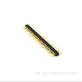 Encabezado de alfiler mecanizado de 2.54 mm recto H3.0 mm